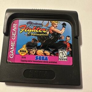 Sega Game Gear Virtua Fighter Animation Game Cartridge